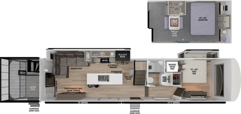 2026 Grand Design Foundation 42GD floor plan