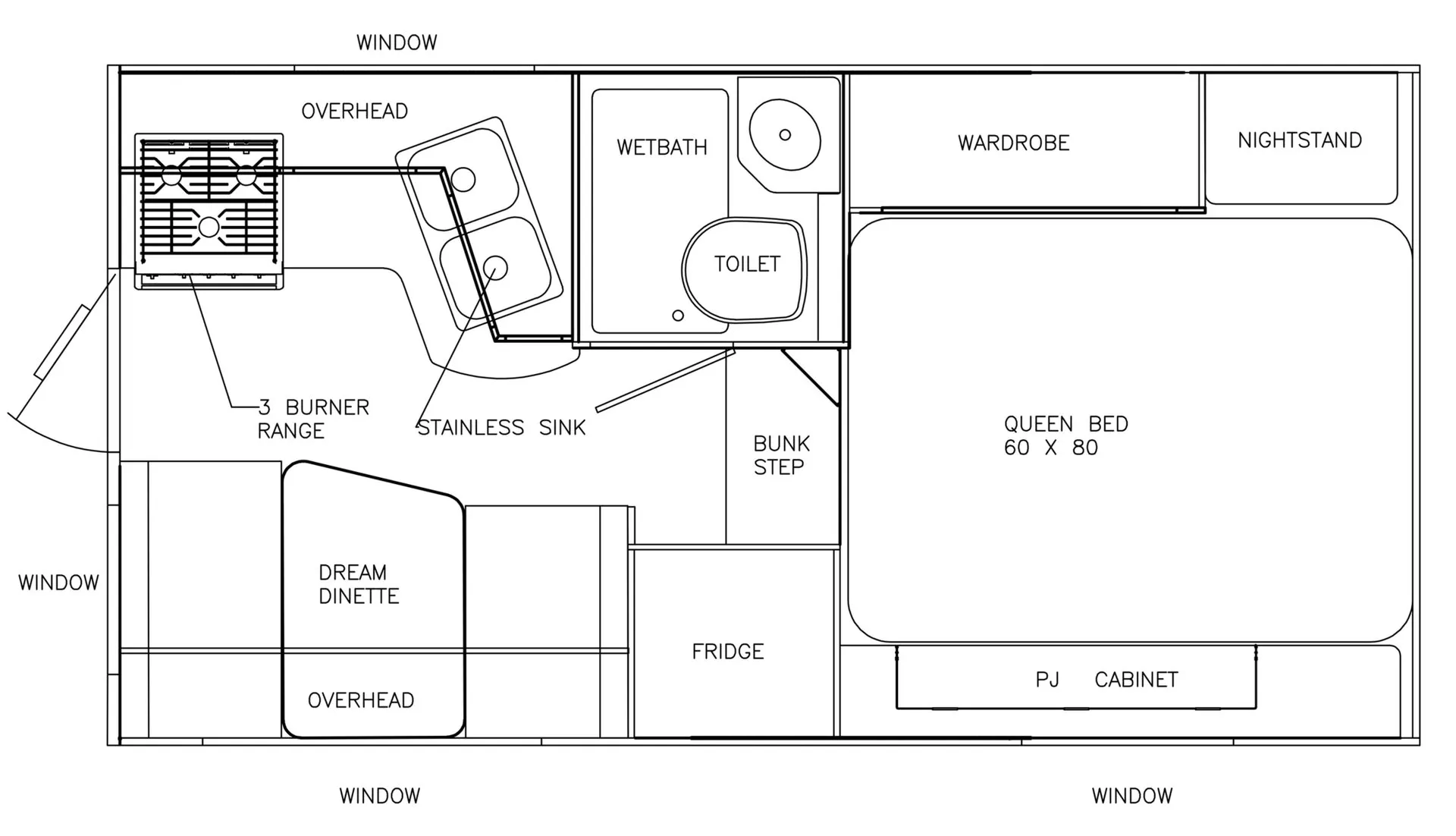 2024 Adventurer Adventurer 86FB - Floor plan