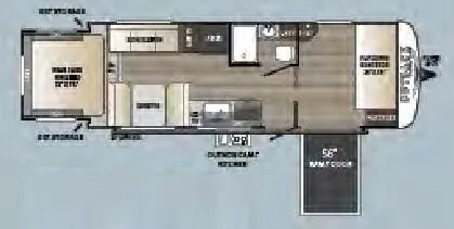 2018 Keystone Outback Ultra Lite 240URS floor plan