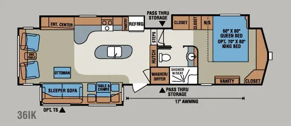 K-Z Venom 36IK floor plan