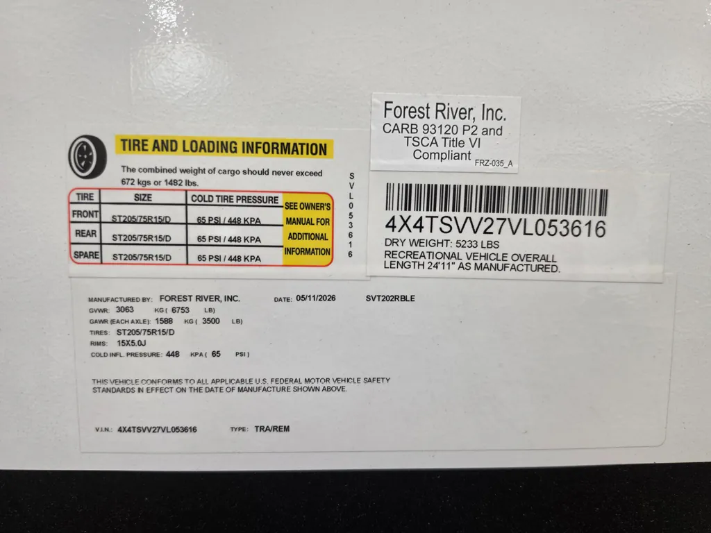 2027 Forest River Surveyor Legend 202RBLE, Photos photo 33