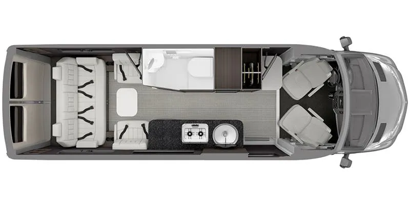 Airstream Interstate 24GT 4x2 floor plan
