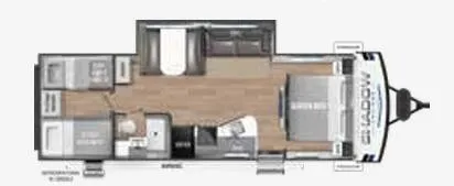 Cruiser RV Shadow Cruiser 280QBS floor plan