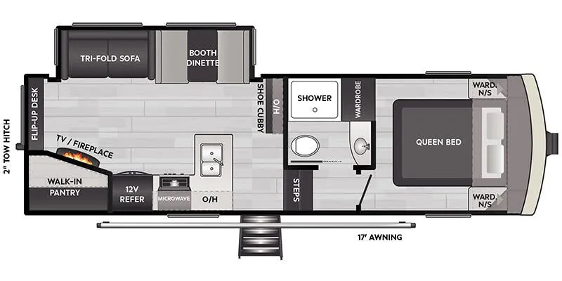 2025 Keystone RV Arcadia Select 24SRE floor plan