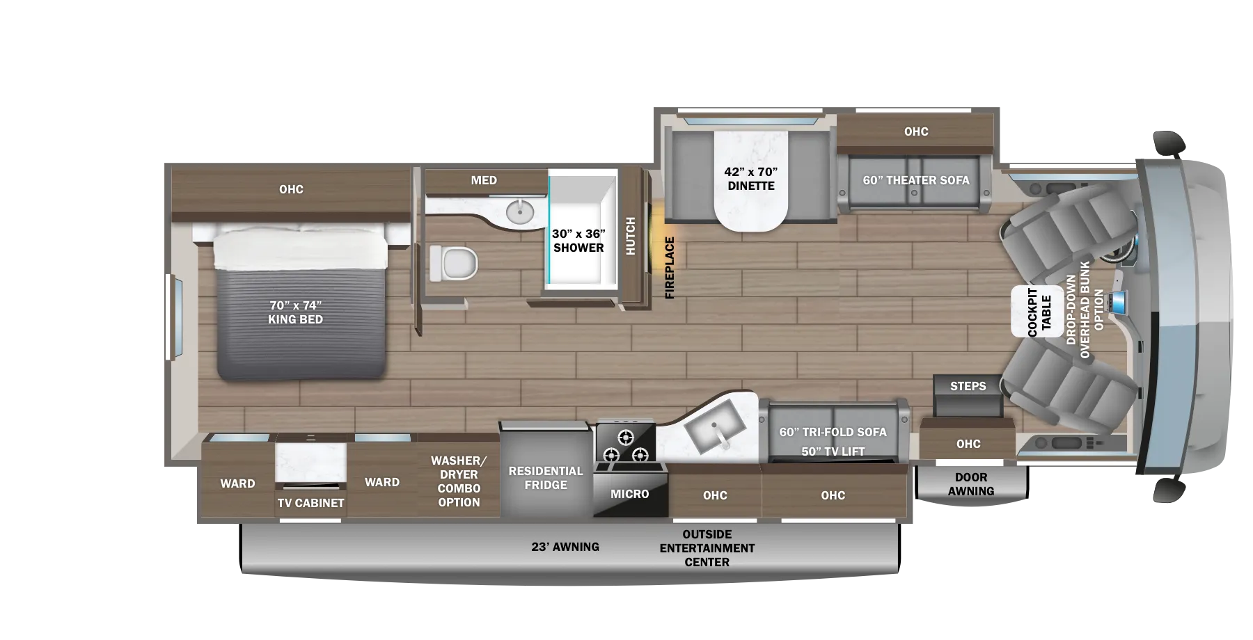 Jayco Precept 34G floor plan