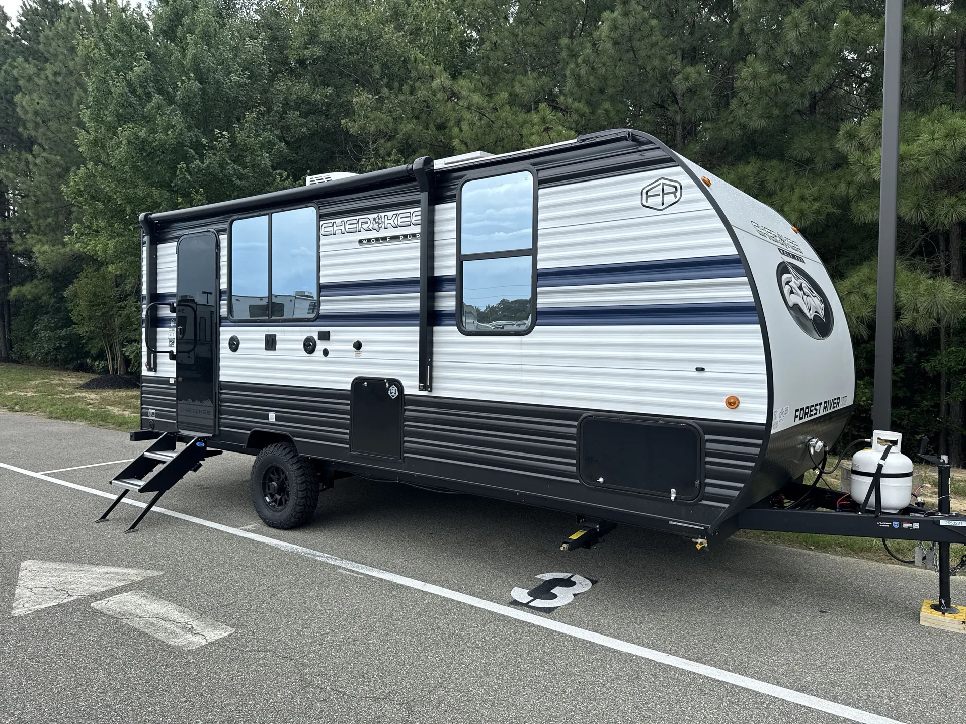 2027 Forest River Cherokee Wolf Pup 17SC — campside