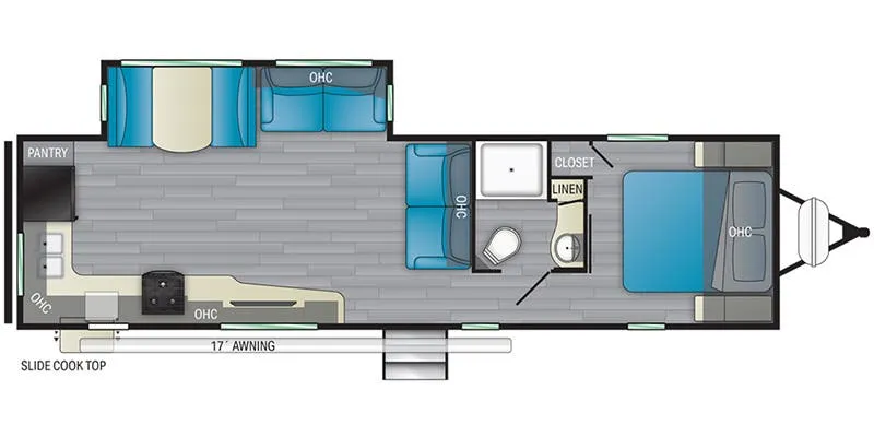 Heartland Mallard M301 floor plan