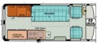Sportsmobile Promaster RB 130s floor plan