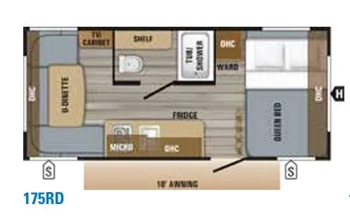 Jayco Jay Flight SLX 7 175RD floor plan