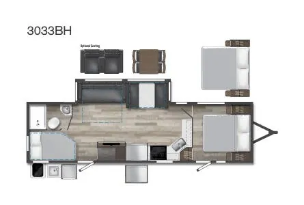 Winnebago Voyage 3033BH floor plan