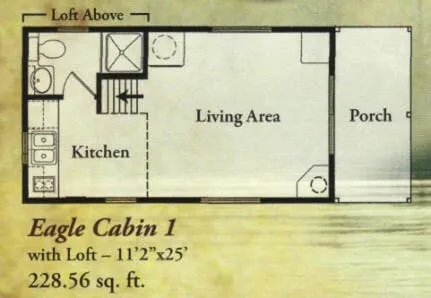 Chariot Eagle Eagle Creek EAGLE CABIN 1 floor plan