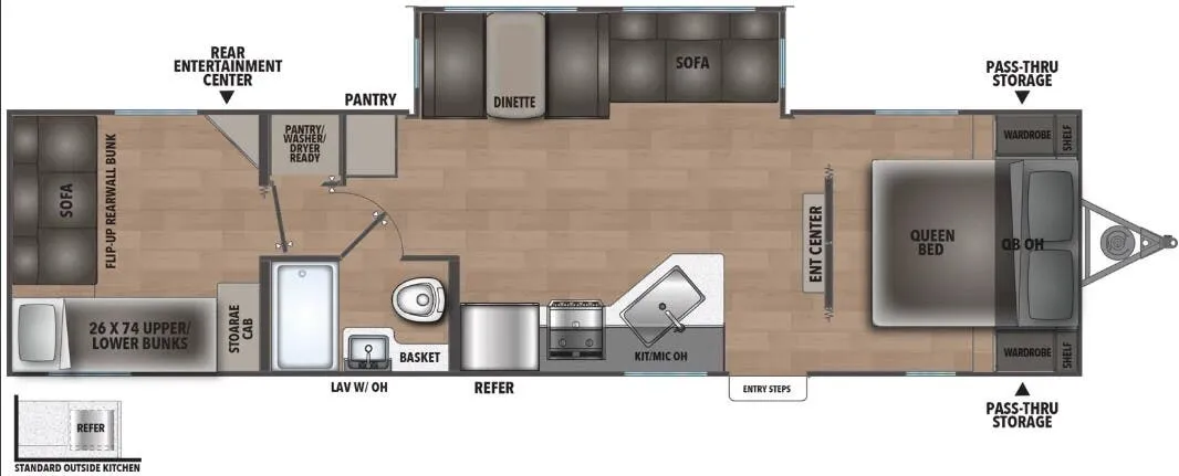 Shasta I-5 5 530BQB floor plan