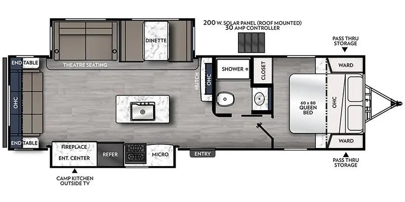 2025 Coachmen Apex Ultra-Lite 293RLDS - Floor plan