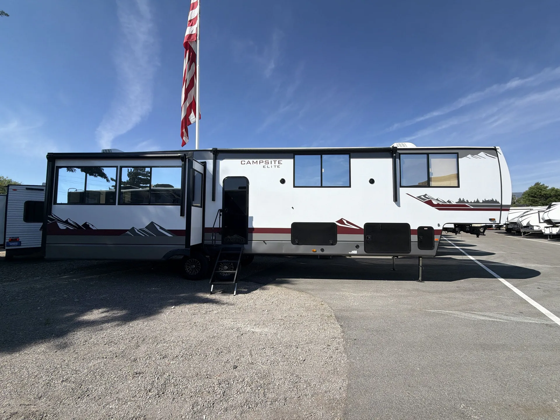 2027 Forest River Campsite Elite 36RF — campside