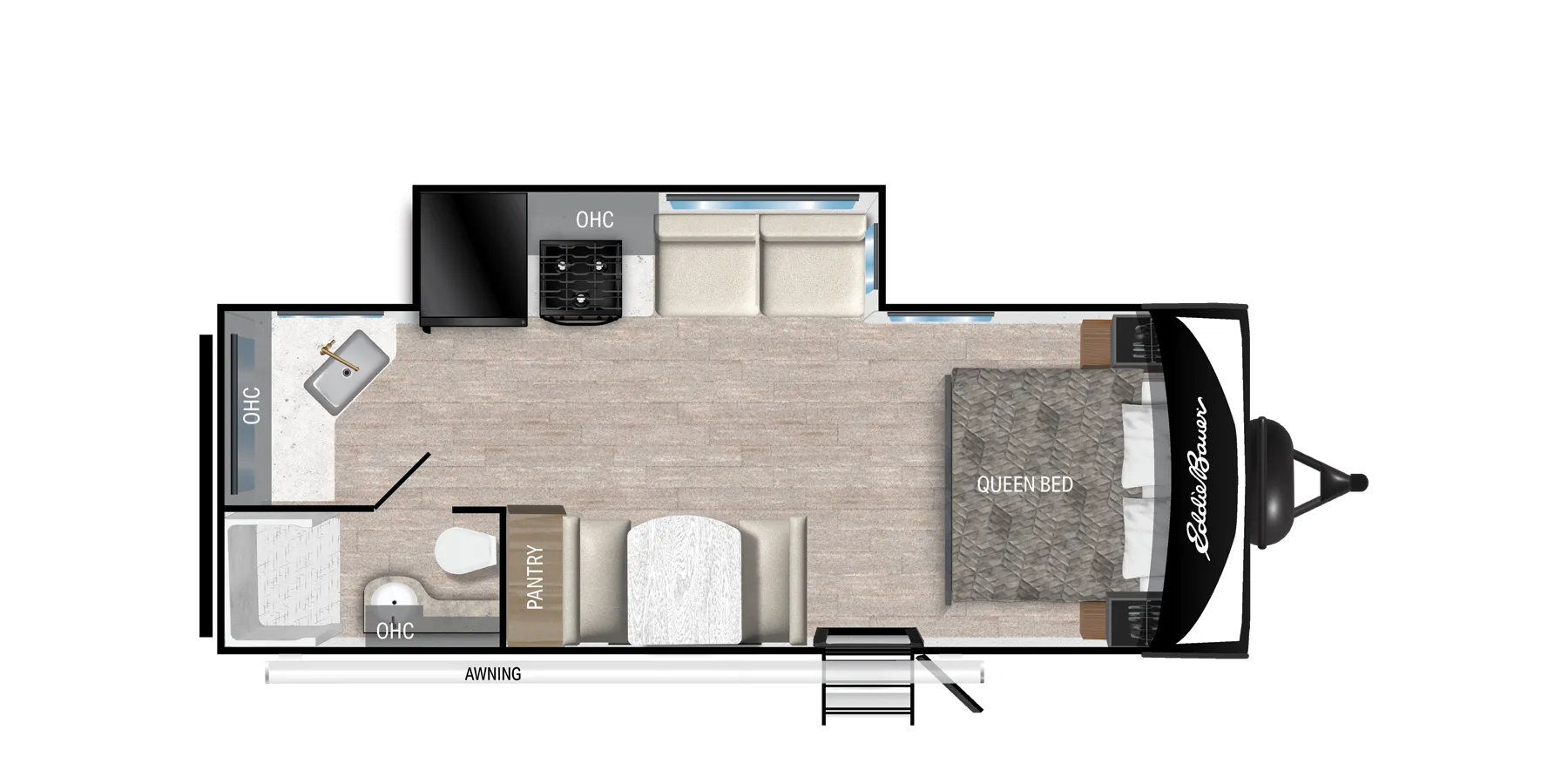 Heartland Eddie Bauer 223RK floor plan