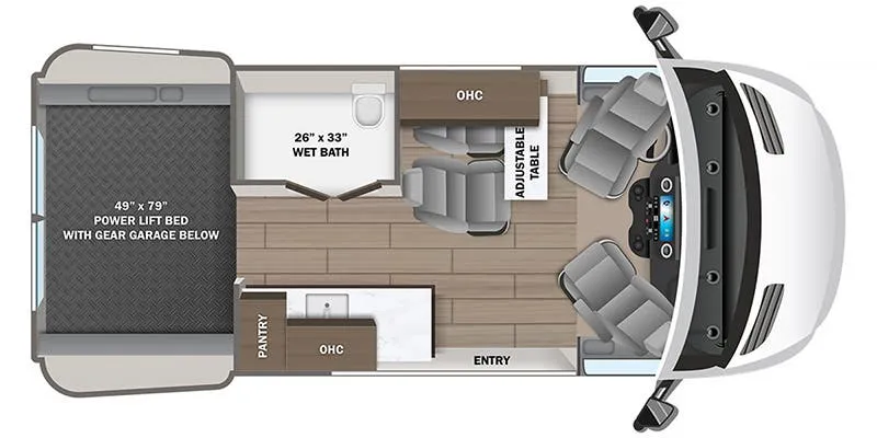 2025 Entegra Coach Launch 19Y - Floor plan