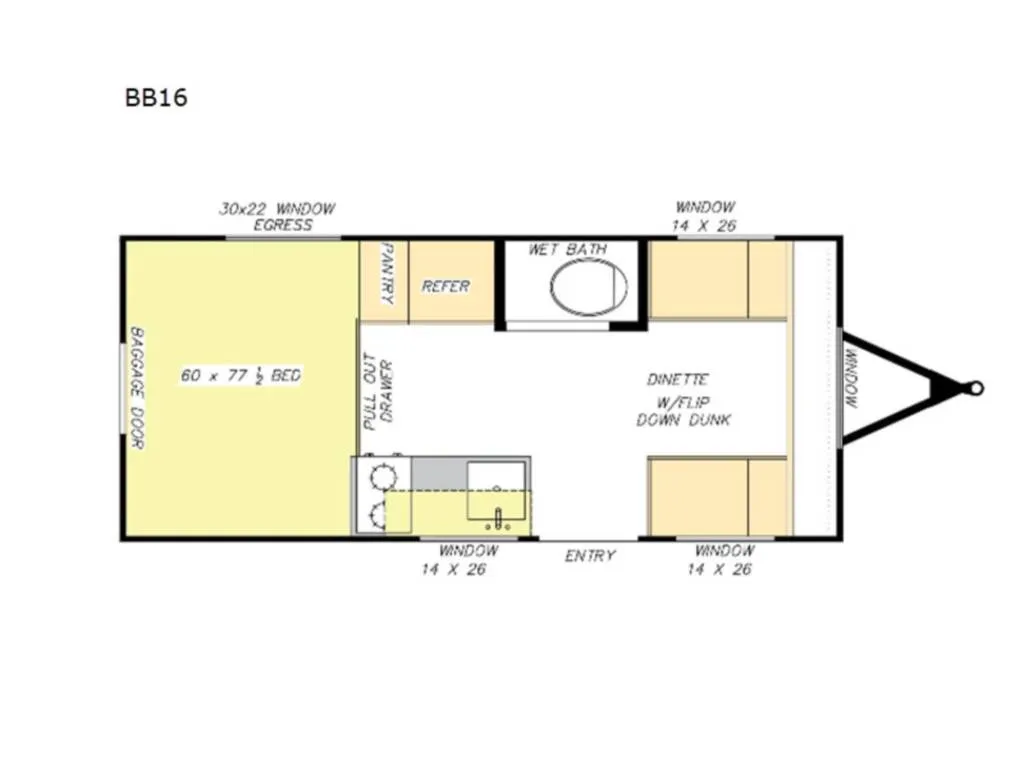 2026 Modern Buggy Big Buggy BB16 - Floor plan