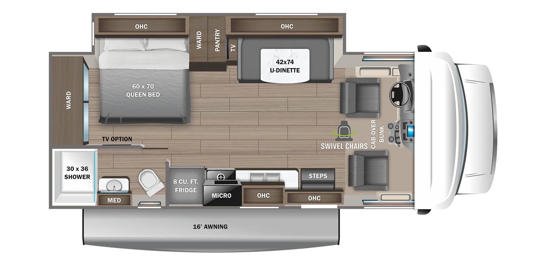 2023 Jayco Redhawk 24B - Floor plan