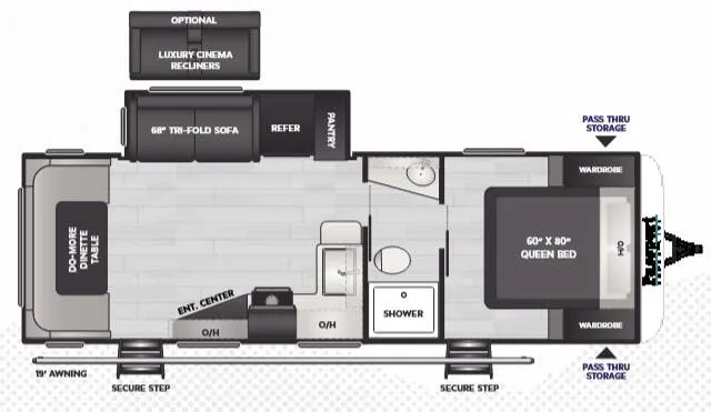 Keystone Passport SL Series 253RD floor plan