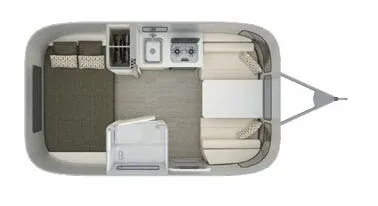 Airstream Sport 16RB floor plan