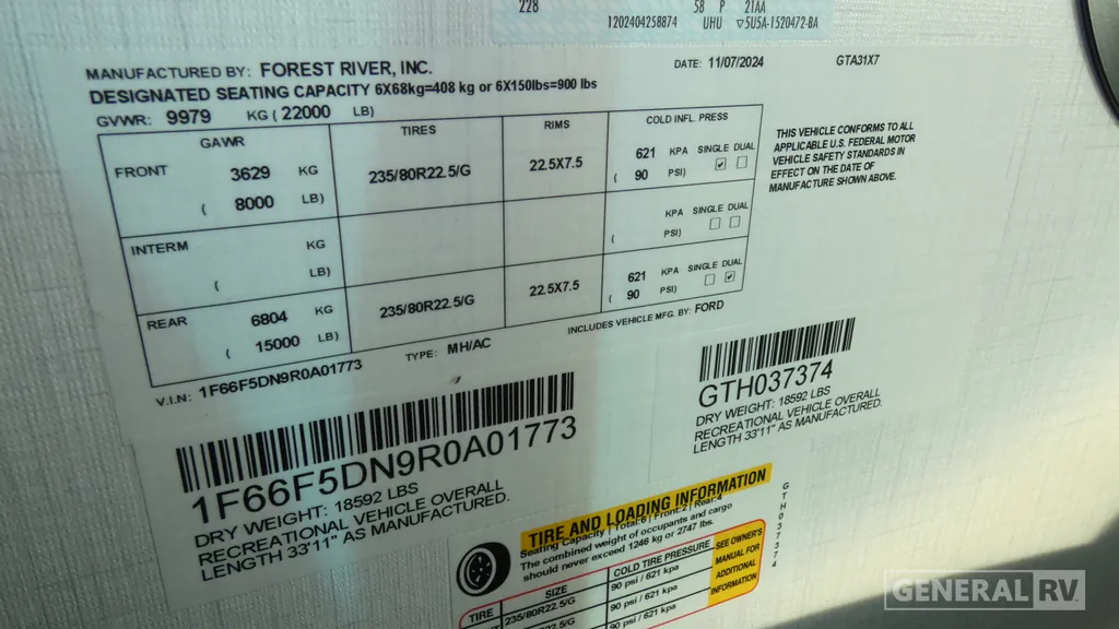 2025 Forest River Georgetown 7 Series GT7 31X7, Photos photo 36