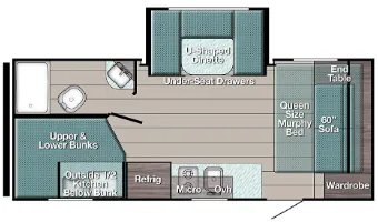 Gulf Stream Innsbruck Lite Super Lite 192DS floor plan