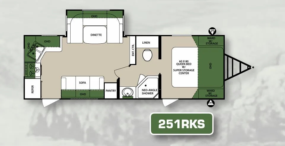 Forest River Surveyor 251RKS exterior