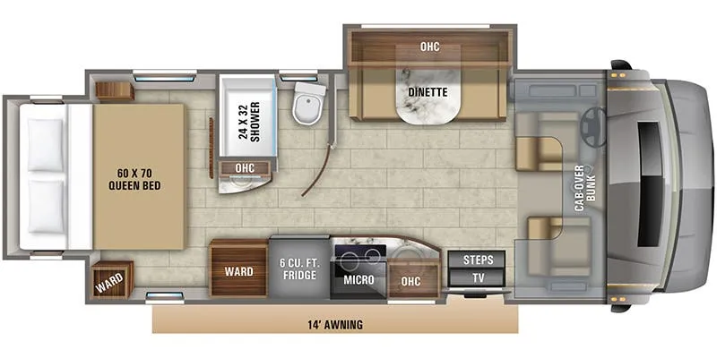 Jayco Melbourne Prestige 24KP floor plan
