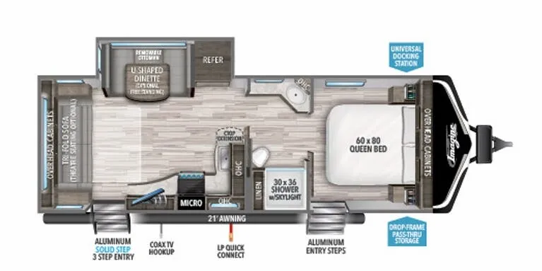 Grand Design Imagine 2500RL floor plan