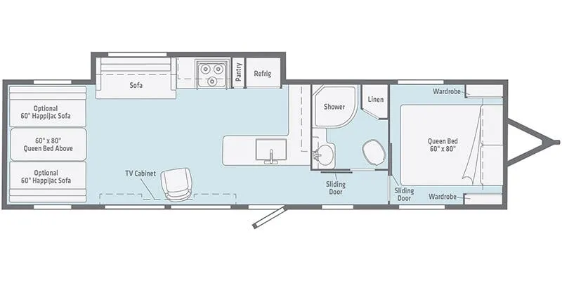 2022 Coachmen Nova 20C floor plan