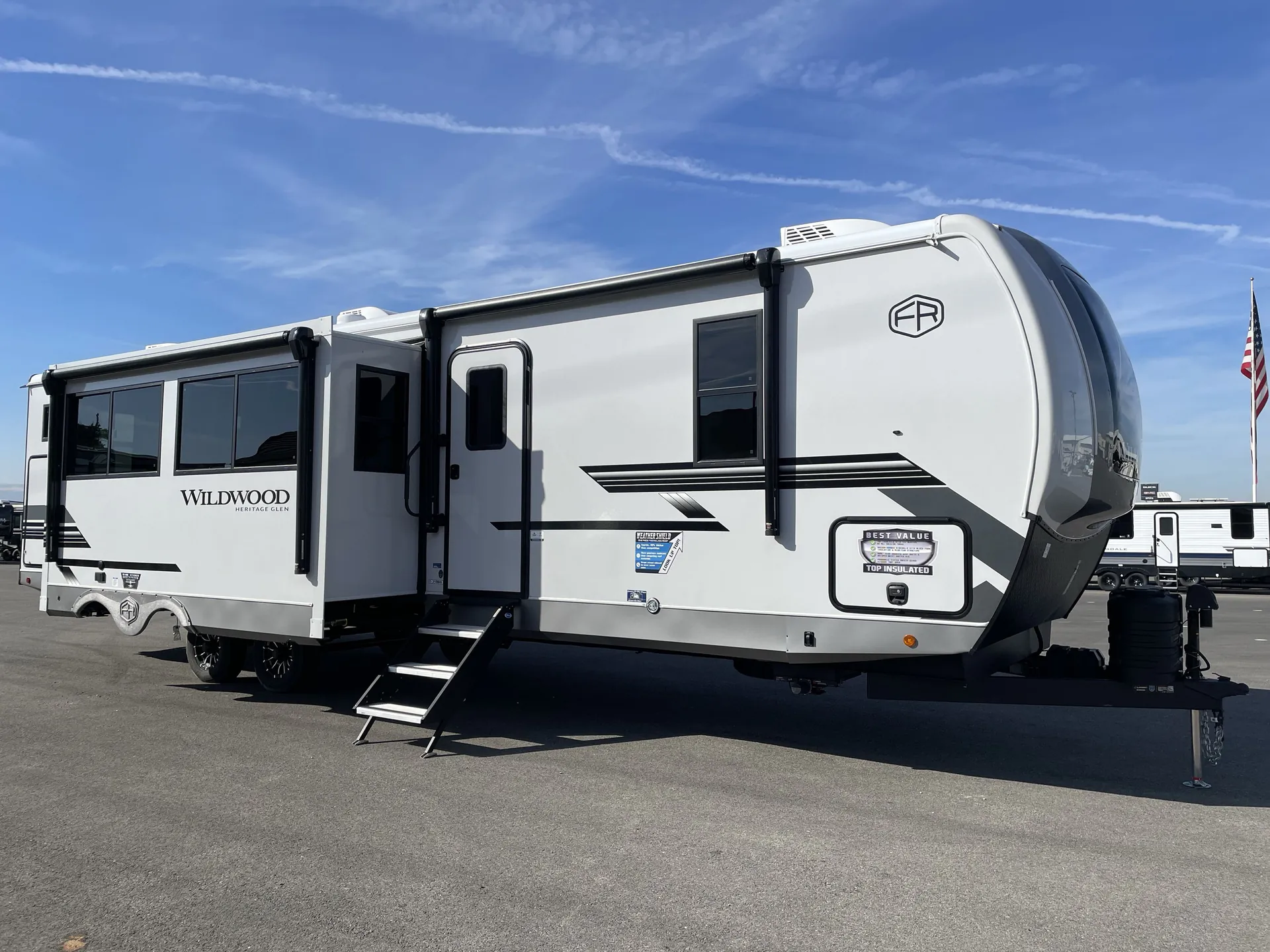 2027 Forest River Wildwood Heritage Glen 310BHI — campside