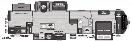 Keystone Sprinter Limited 3620LBH exterior