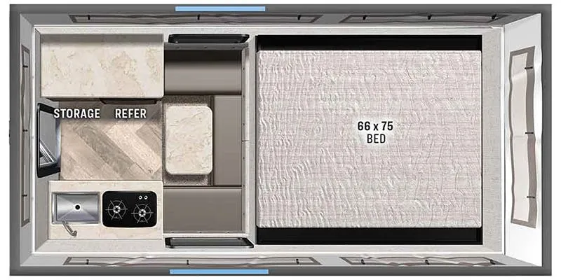 2025 Palomino Backpack SS-500 - Floor plan