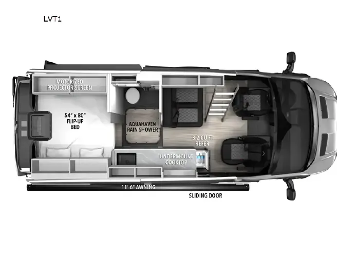2027 Grand Design Lineage Series VT LVT1 floor plan