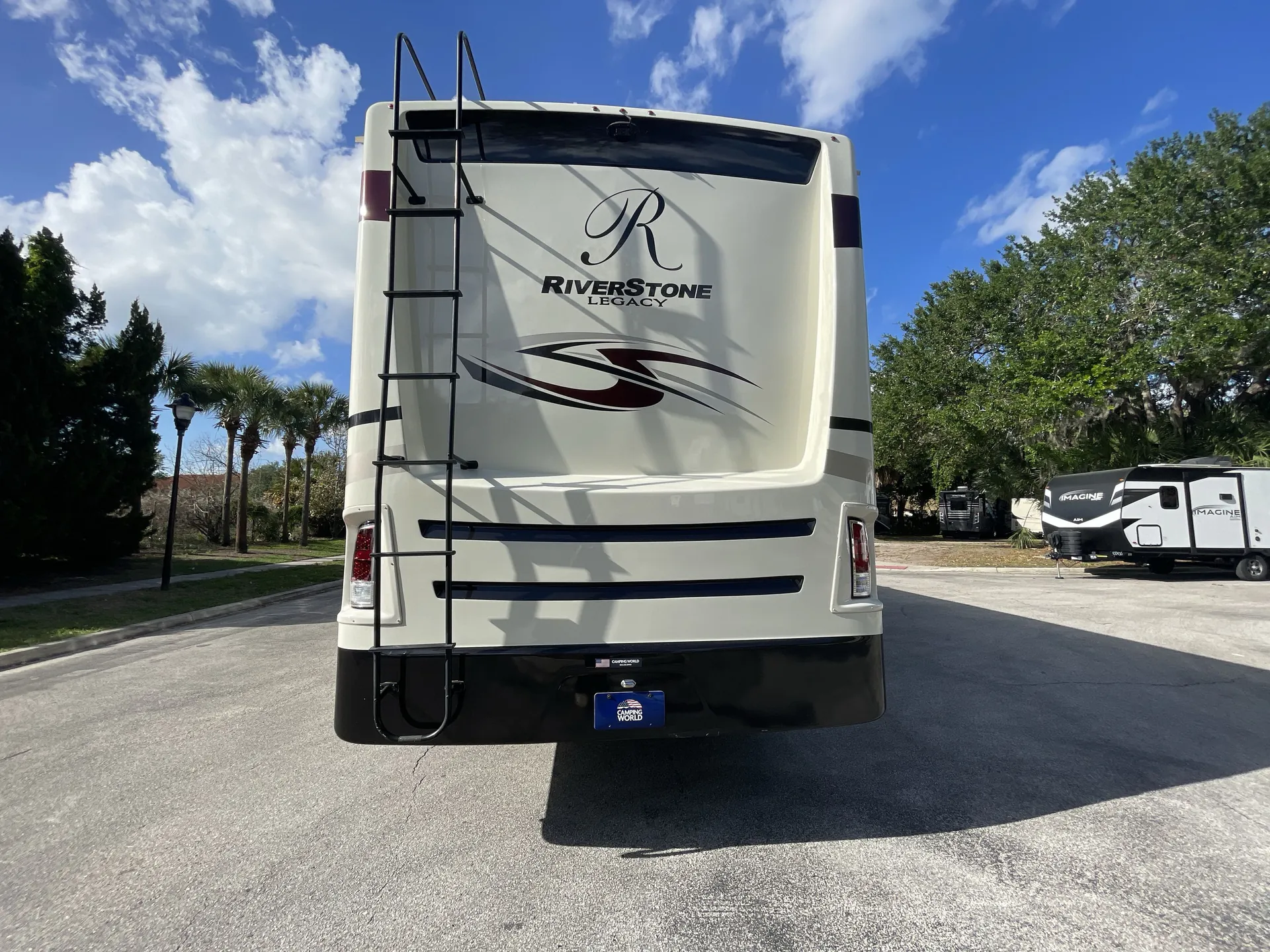 2017 Forest River Riverstone 38RE — backside