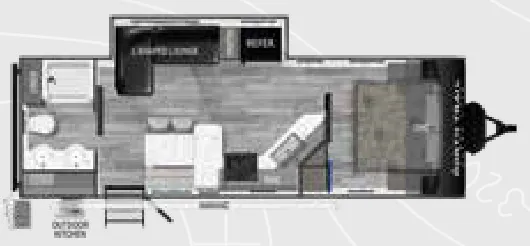 Heartland North Trail 25RBP floor plan