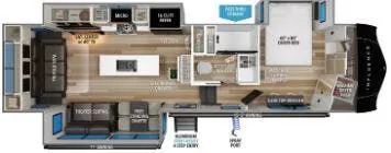 Grand Design Influence 3003RL floor plan