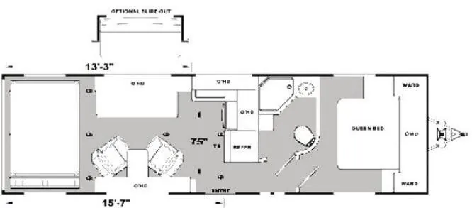Eclipse Attitude 27SA floor plan