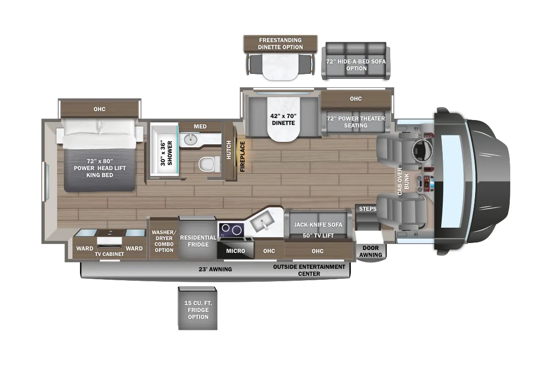 Entegra Coach Accolade 37M floor plan
