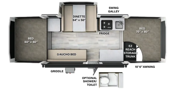 Forest River Flagstaff SE 228SE floor plan