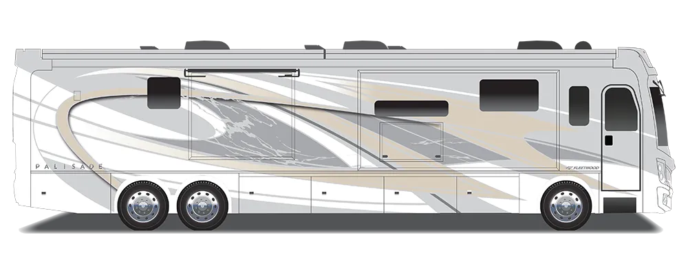 2026 Fleetwood Palisade 45DS - Floor plan
