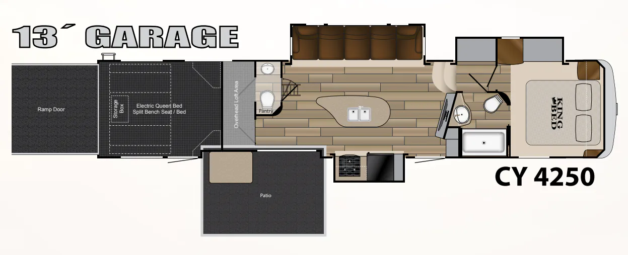 Heartland Cyclone 4250 floor plan