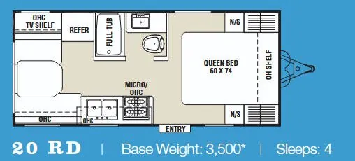 Coachmen Spirit of America SE 20 RD floor plan