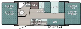 Gulf Stream Innsbruck Lite Super Lite 16RBT floor plan