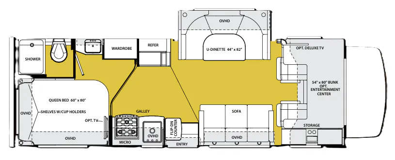 Forest River Sunseeker 2690S floor plan