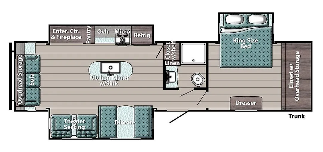 Gulf Stream Innsbruck Supreme 303RLI floor plan