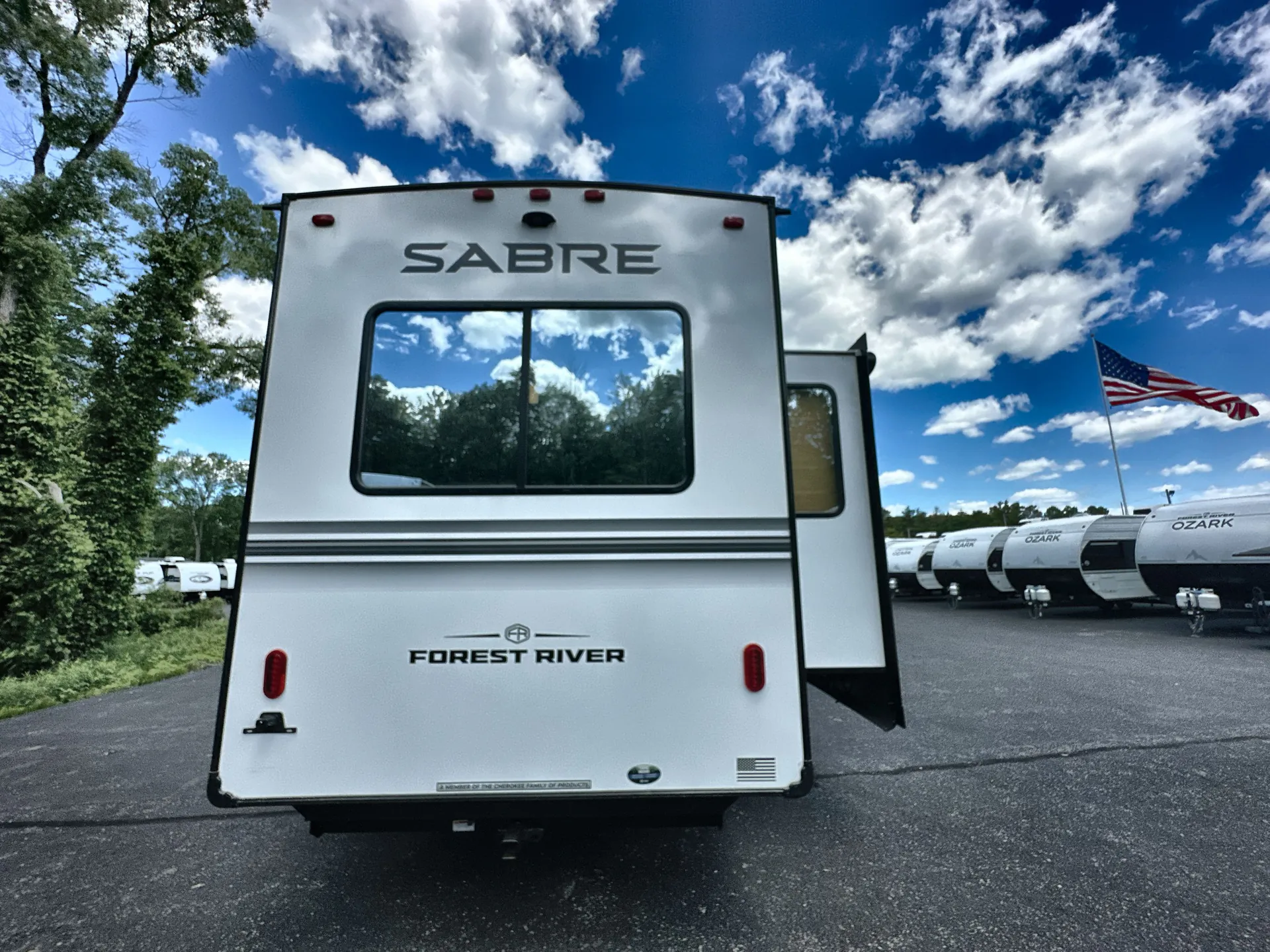 2027 Forest River Sabre 36FLX — backside