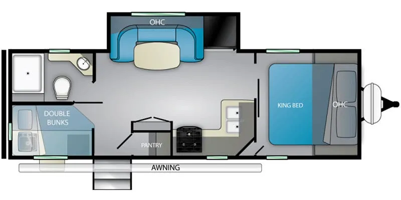 Heartland Mallard M251 floor plan