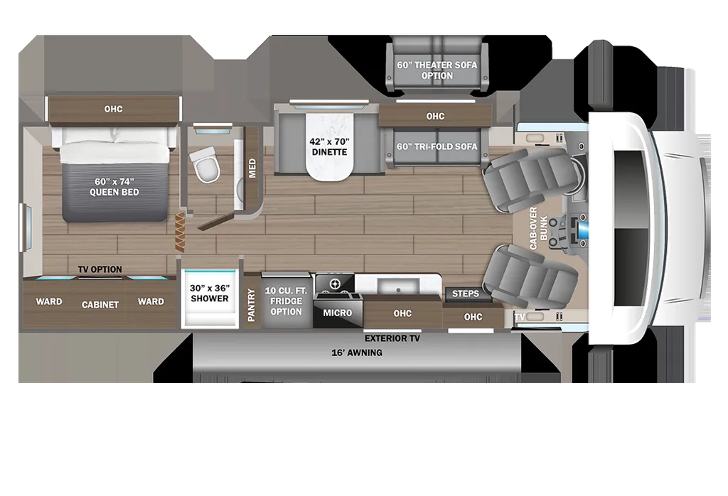 2026 Entegra Coach Esteem 29V floor plan
