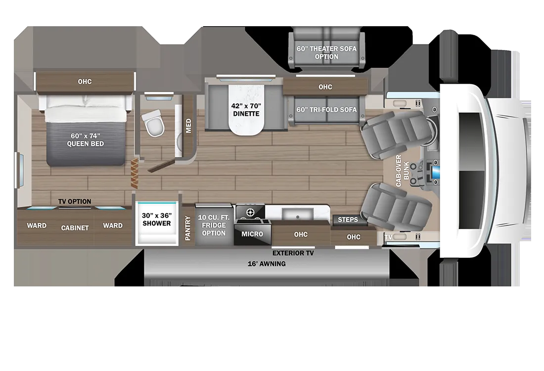 2026 Entegra Coach Esteem 29V - Floor plan